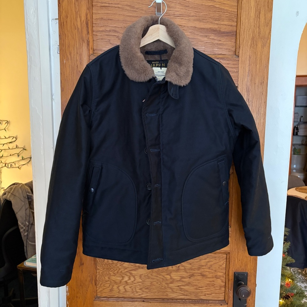 Iron Heart N1 Deck Jacket, Navy NWT